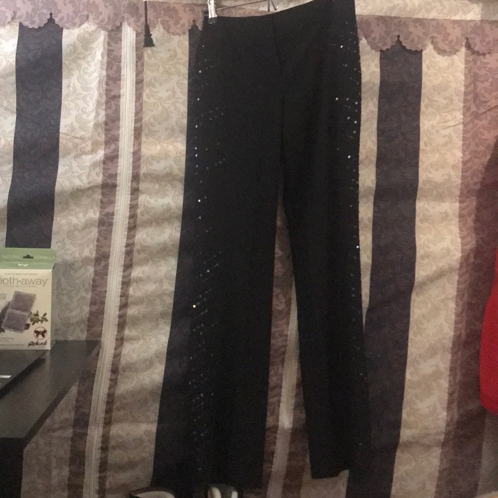 Laundry - black sequence formal pants size 2